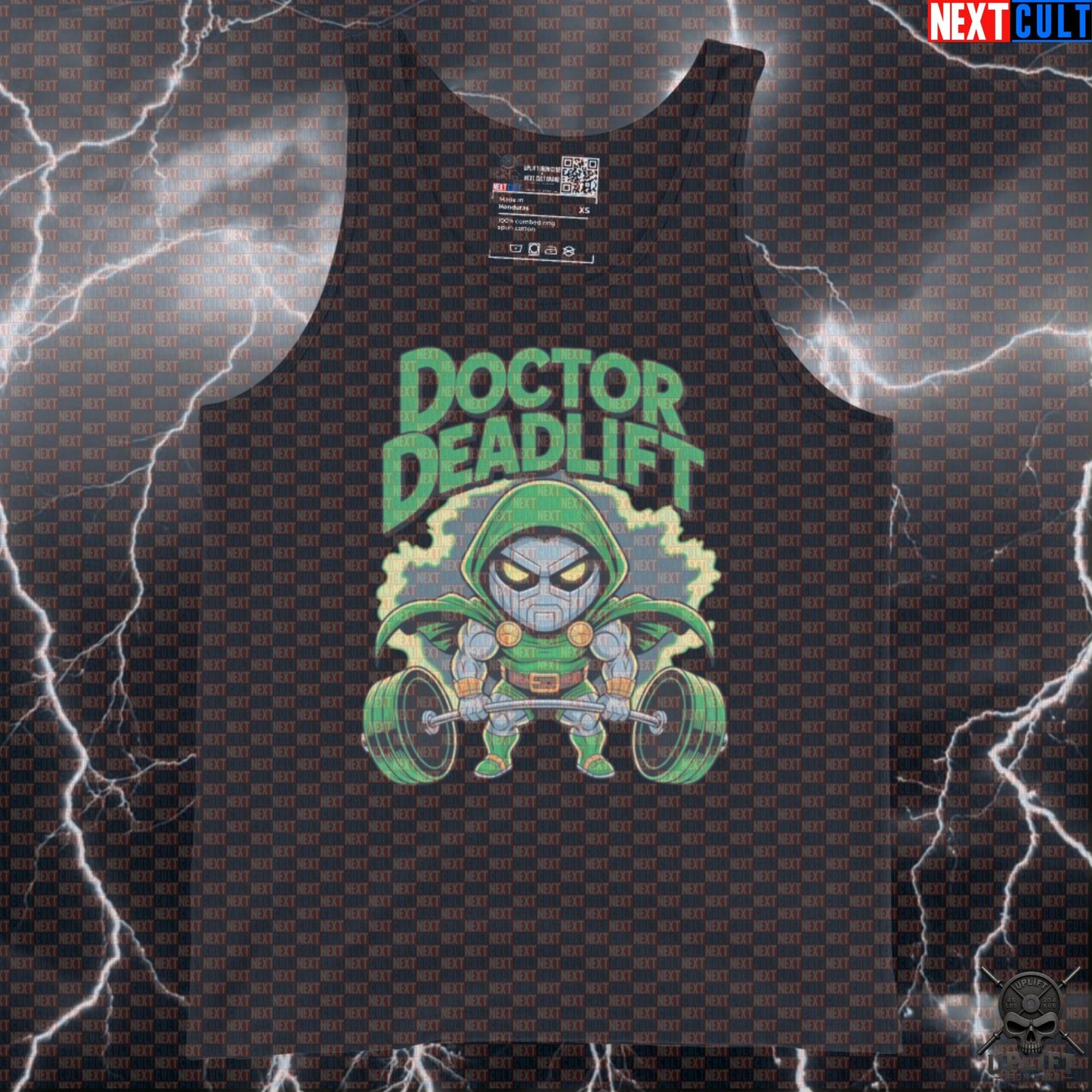 Doctor Deadlift Funny Gym Tank Top Muscle Shirt Comic Villain Workout Athletic Shirt Lifter Gym Vest Top Tank Tops Next Cult Brand