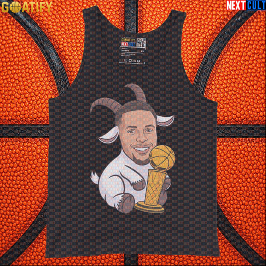 Basketball Tank Top Stephen Curry GOAT Champion Muscle Shirt for Warriors Fans & Gym Wear | Tank Tops | ["Basketball", "Golden State Warriors", "NBA", "NCB", "Stephen Curry"]