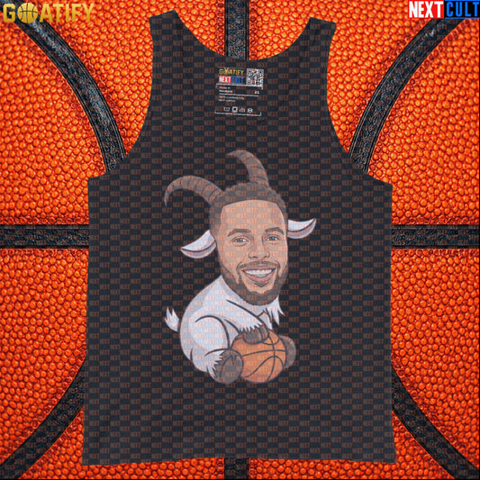 Stephen Curry Tank Top GOAT Basketball Muscle Shirt for Warriors Fans, Funny NBA Sports Gift | Tank Tops | ["Basketball", "Golden State Warriors", "NBA", "NCB", "Stephen Curry"]