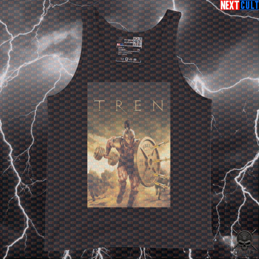 Tank Top Tren Troy Parody Muscle Shirt for Lifters Achilles Greek Mythology Gym Meme | Tank Tops | ["Ancient Greece", "Bodybuilding", "Brad Pitt", "Films", "Fitness", "Gym", "NCB", "Not Natty", "Steroids", "Troy", "Workout"]