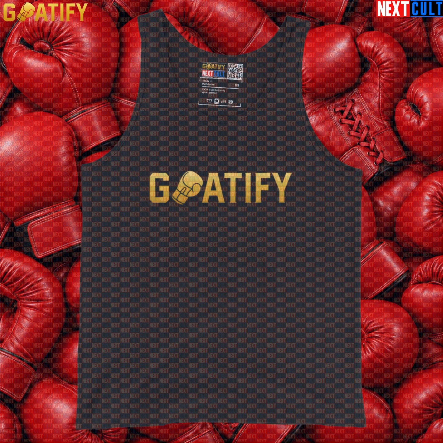 Boxing GOAT Tank Top GOATIFY Gold Fight Muscle Shirt for Boxing Fans & Martial Arts Training | Tank Tops | ["Boxing", "Martial Arts", "NCB"]
