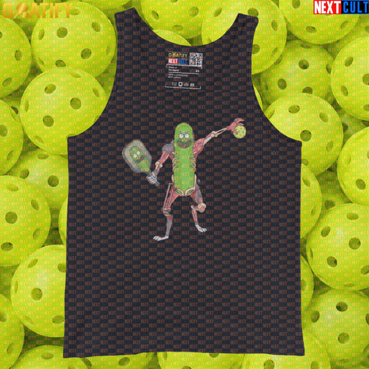 Pickleball Tank Top Pickle Rick Mutant Court Warrior for Players, Gym & Sports Fans | Tank Tops | ["NCB", "Pickleball"]