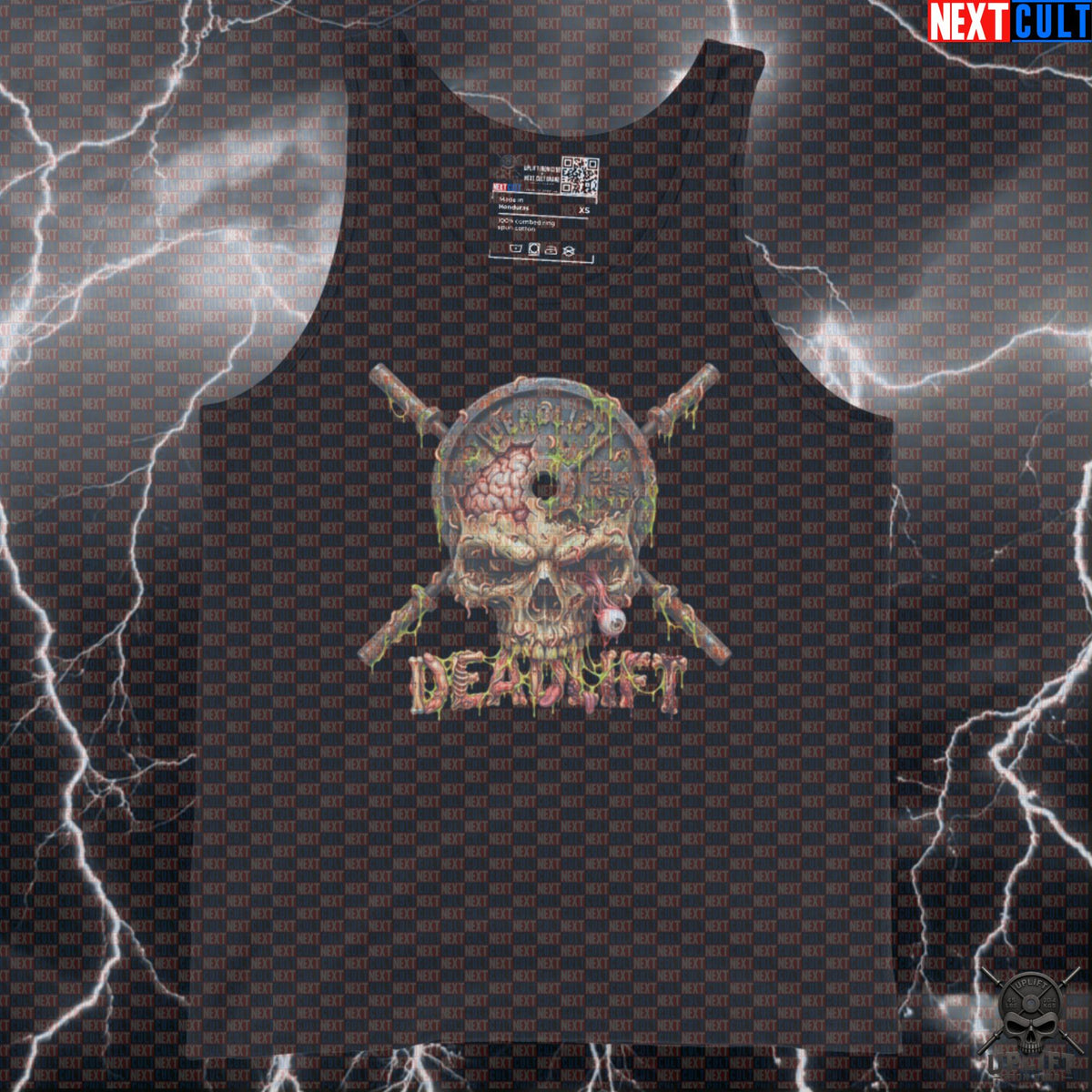 Deadlift Tank Top Zombie Skull Muscle Shirt for Lifters, Halloween Bodybuilding Gift | Tank Tops | ["Bodybuilding", "Fitness", "Gym", "Halloween", "Leg Day", "NCB", "Powerlifting", "Workout"]