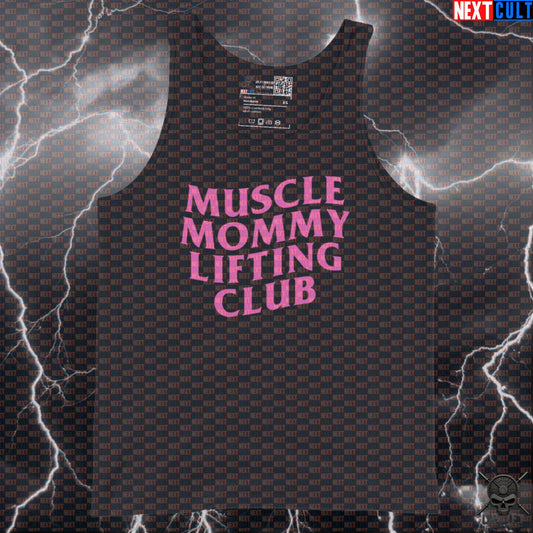 Muscle Mommy Lifting Club Tank Top for Gym Girls, Lifting, Fitness & Arm Day Tank Tops Next Cult Brand