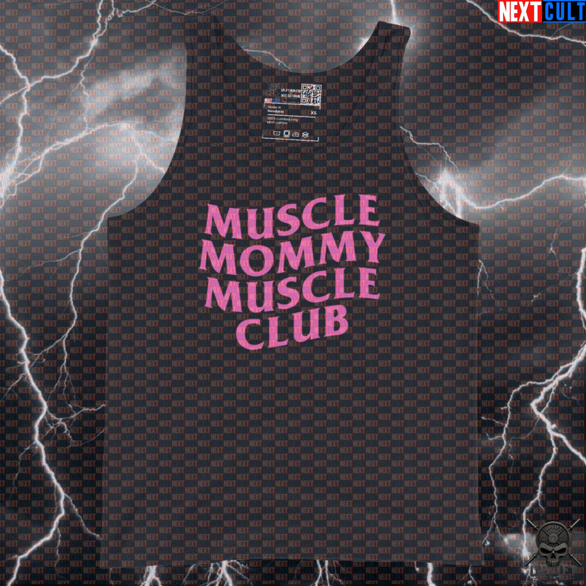 Muscle Mommy Muscle Club Tank Top for Gym Girls, Lifting, Fitness & Arm Day | Tank Tops | ["Bodybuilding", "Fitness", "Gym", "Gym Girl", "Muscle Mommy", "NCB", "Powerlifting", "Workout"]