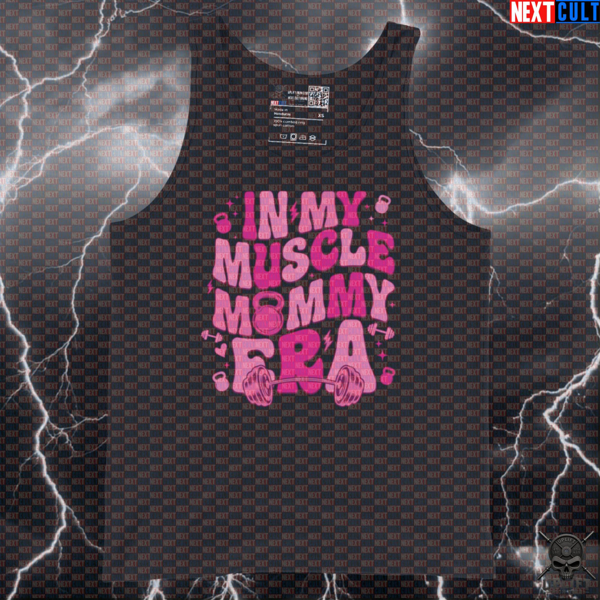 In My Muscle Mommy Era Tank Top for Gym Girls, Lifting, Fitness & Strength Training | Tank Tops | ["Bodybuilding", "Fitness", "Gym", "Gym Girl", "Muscle Mommy", "NCB", "Powerlifting", "Workout"]