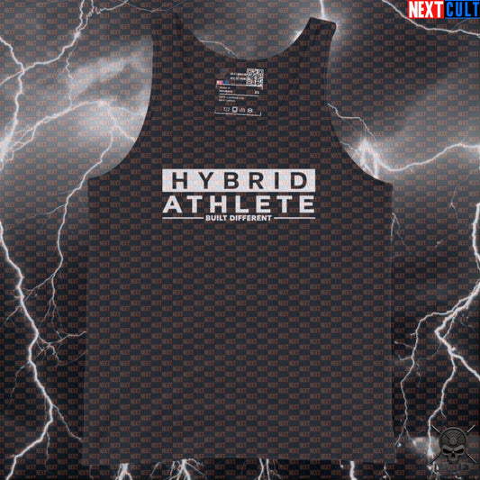 Hybrid Athlete Tank Top – Built Different Muscle Shirt for HYROX, CrossFit & Spartan Athletes Tank Tops Next Cult Brand