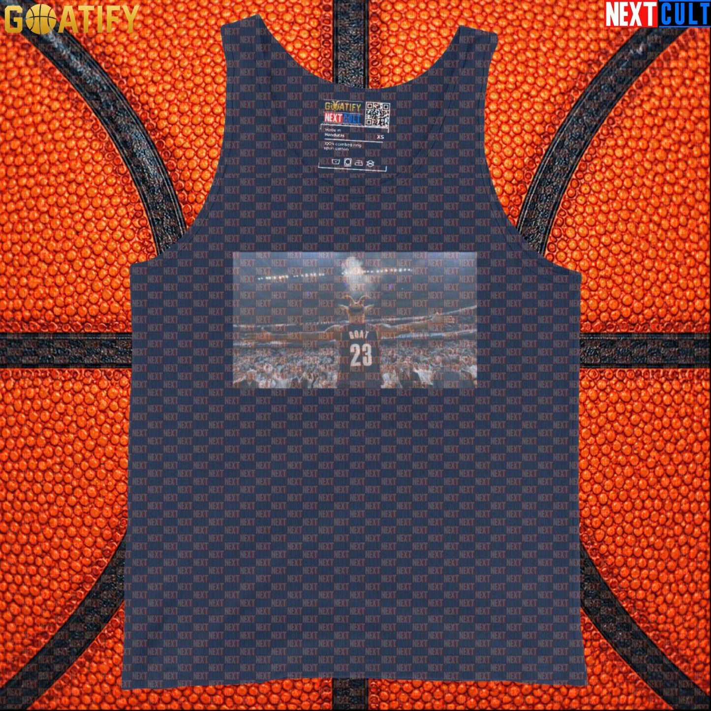 LeBron James Tank Top – Chalk Toss Muscle Shirt for Basketball Training and Cavs Fans |  | ["Basketball", "Cleveland Cavaliers", "LeBron James", "NBA"]