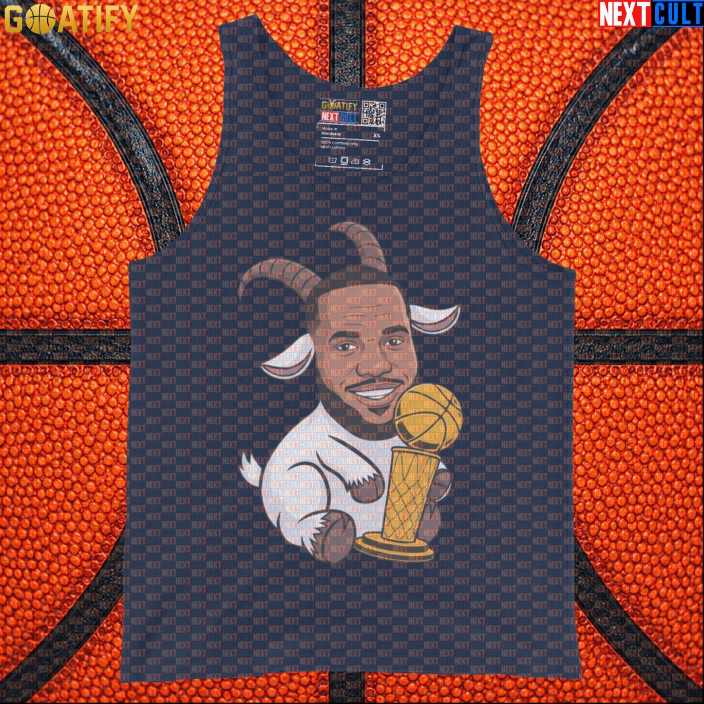 LeBron James Tank Top – LeGOAT Champion Muscle Shirt for Gym and Basketball Fans |  | ["Basketball", "Cleveland Cavaliers", "LeBron James", "Los Angeles Lakers", "Miami Heat", "NBA"]