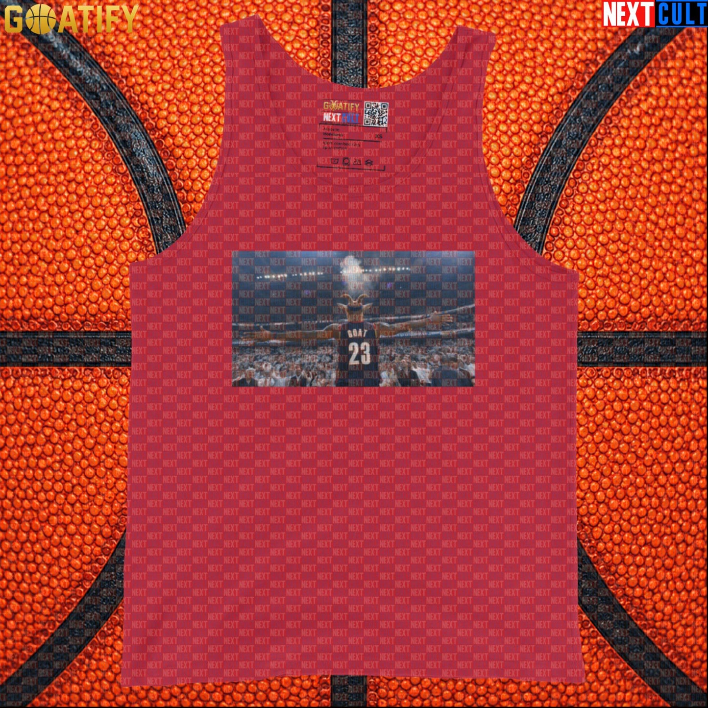 LeBron James Tank Top – Chalk Toss Muscle Shirt for Basketball Training and Cavs Fans |  | ["Basketball", "Cleveland Cavaliers", "LeBron James", "NBA"]