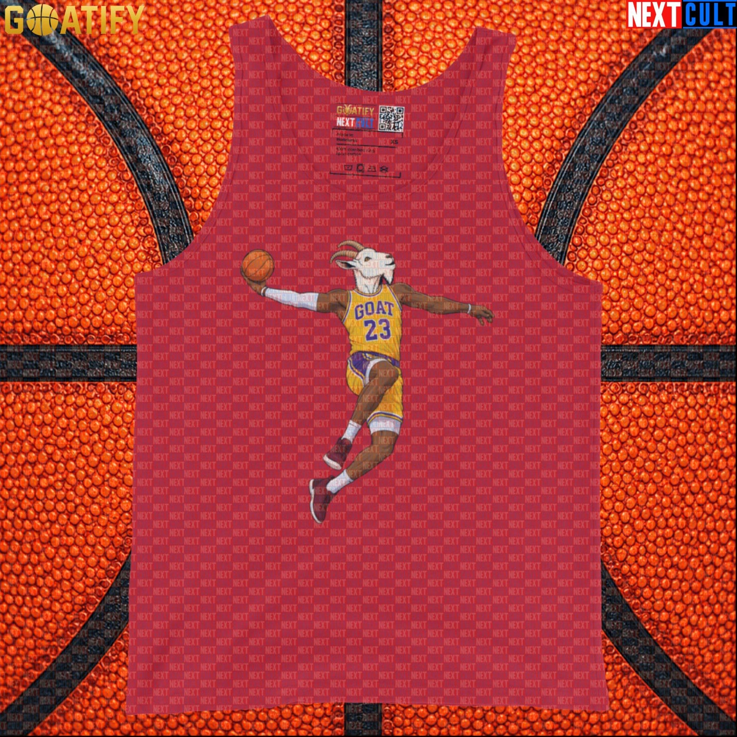 LeBron James Tank Top – GOAT Dunk Muscle Shirt for Lakers Basketball Training and Gym |  | ["Basketball", "LeBron James", "Los Angeles Lakers", "NBA"]