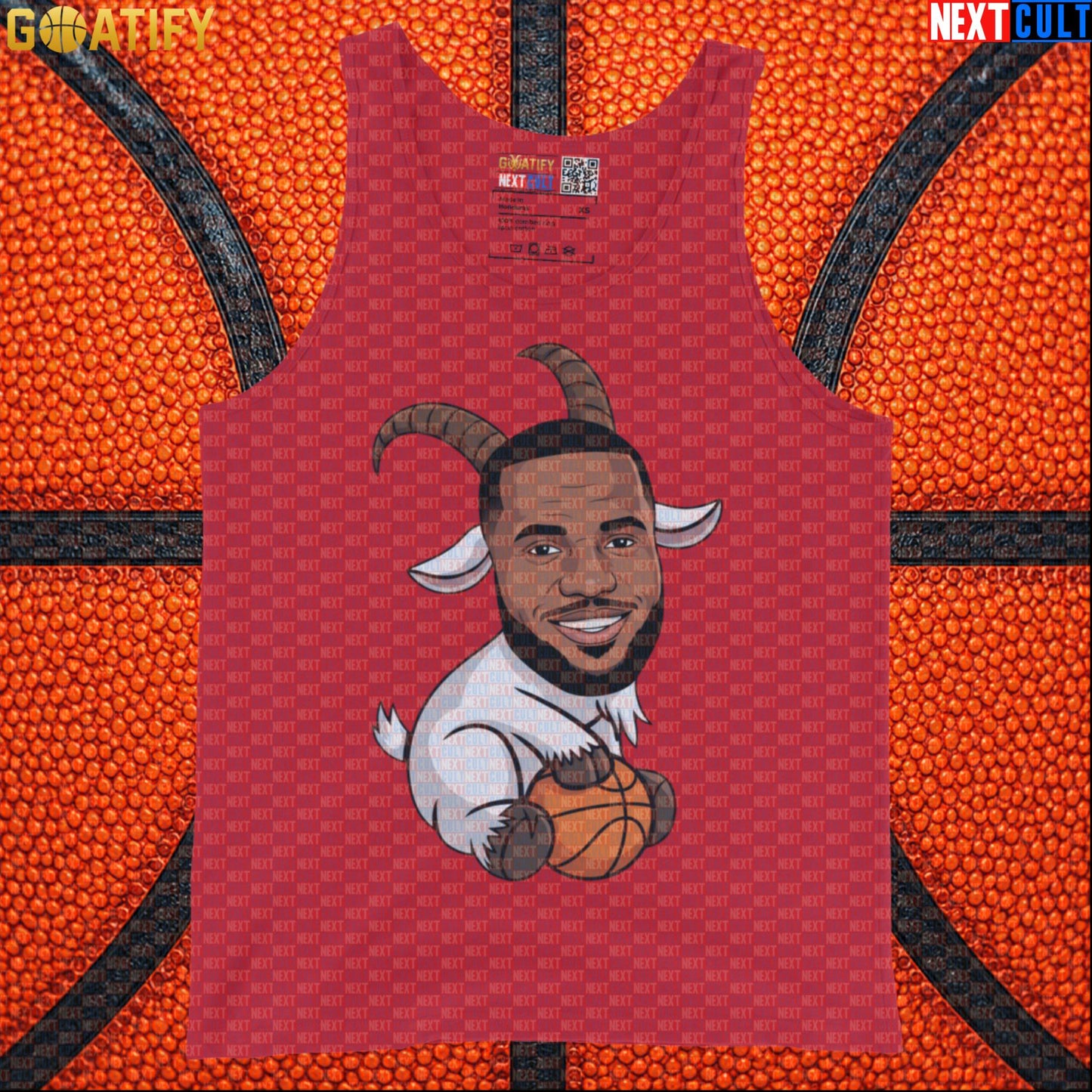 LeBron James Tank Top – LeGOAT Basketball Muscle Shirt for Gym, Court and NBA Fans |  | ["Basketball", "Cleveland Cavaliers", "LeBron James", "Los Angeles Lakers", "Miami Heat", "NBA"]