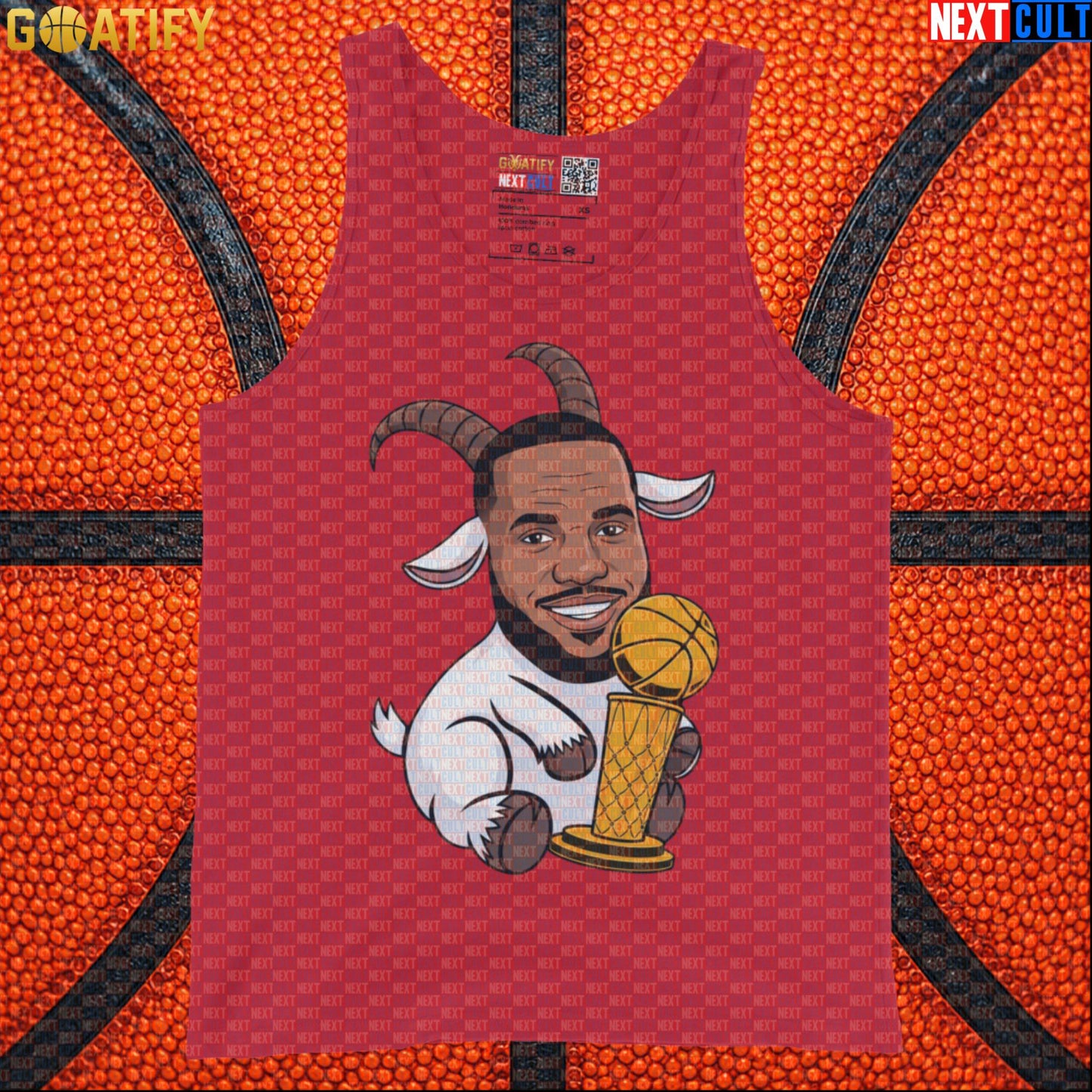 LeBron James Tank Top – LeGOAT Champion Muscle Shirt for Gym and Basketball Fans |  | ["Basketball", "Cleveland Cavaliers", "LeBron James", "Los Angeles Lakers", "Miami Heat", "NBA"]