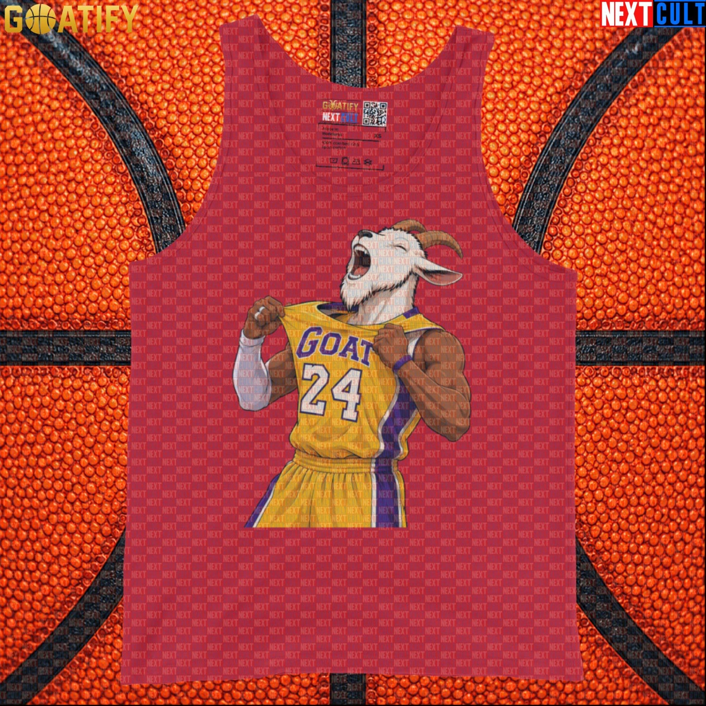 Kobe Bryant Tank Top – No. 24 GOAT Celebration Muscle Shirt for Basketball Training |  | ["Basketball", "Kobe Bryant", "Los Angeles Lakers", "NBA"]