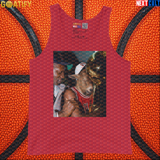 Michael Jordan Tank Top – Bulls G.O.A.T. Basketball Muscle Shirt for NBA Fans & Gym Wear |  | ["Basketball", "Chicago Bulls", "Michael Jordan", "NBA"]