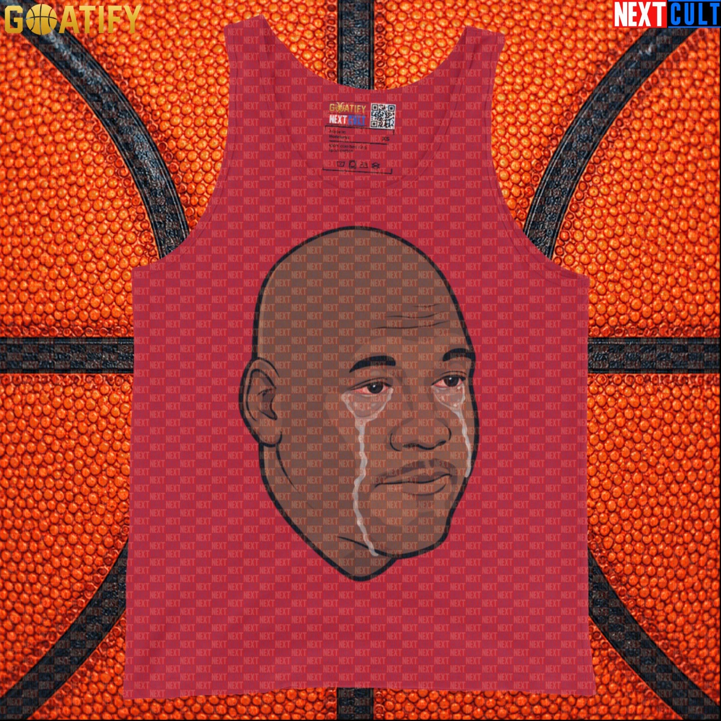 Michael Jordan Tank Top Crying Jordan Meme Muscle Shirt for Chicago Bulls NBA Fans |  | ["Basketball", "Chicago Bulls", "Michael Jordan", "NBA"]