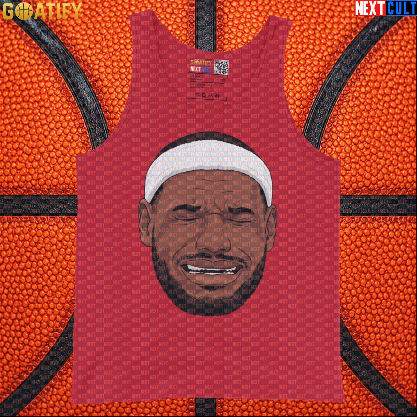 Crying LeBron Meme Tank Top – Funny NBA Basketball Muscle Shirt Gift for Sports Fans |  | ["Basketball", "LeBron James", "NBA"]