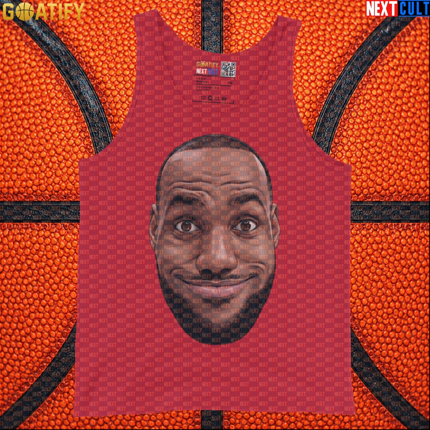 LeBron Photobomb Meme Tank Top – Funny NBA Basketball Muscle Shirt Gift for Sports Fans |  | ["Basketball", "LeBron James", "NBA"]