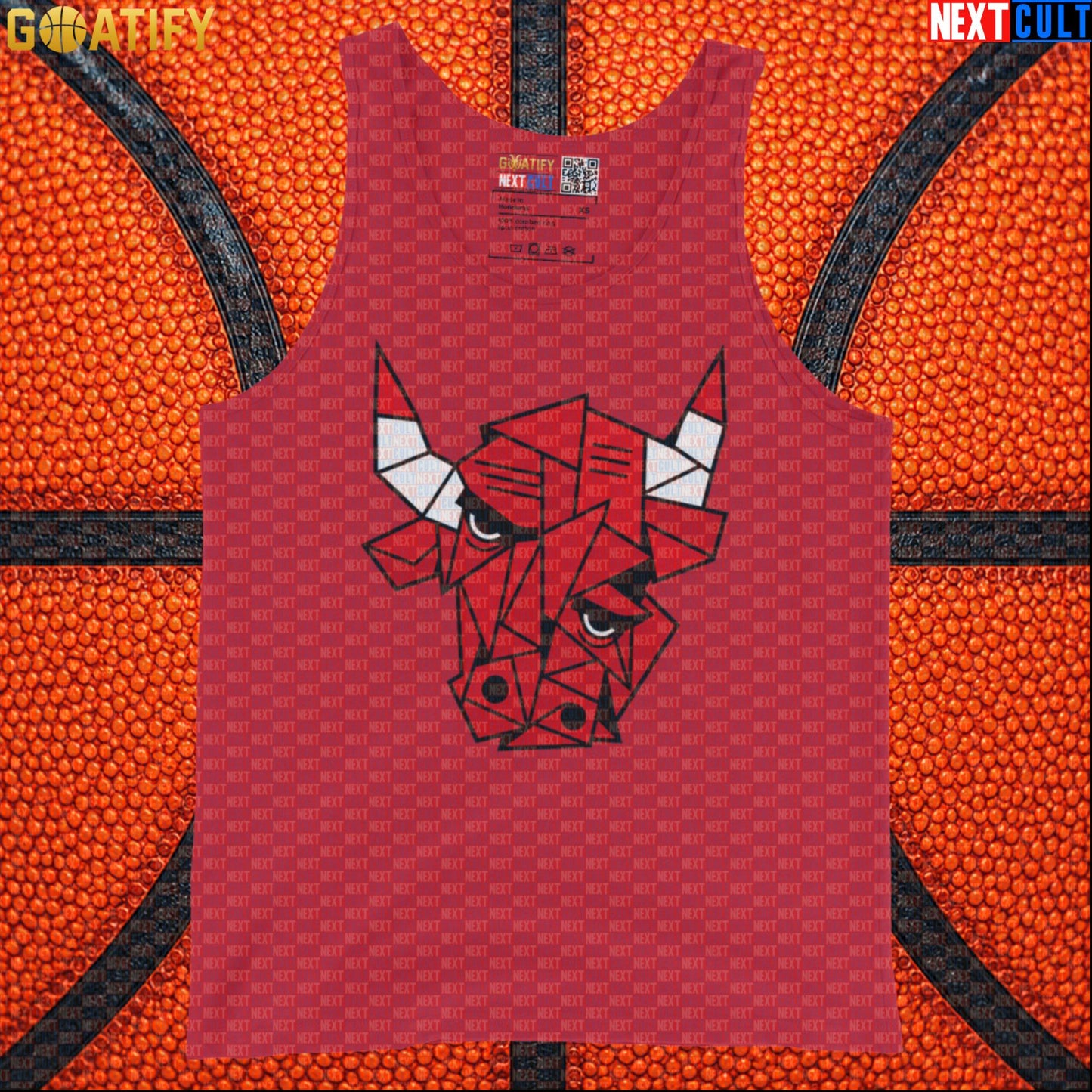 Chicago Bulls Meme Tank Top – Picasso Bulls Cubism Art Muscle Shirt for Sports Fans |  | ["Basketball", "Chicago Bulls", "NBA"]