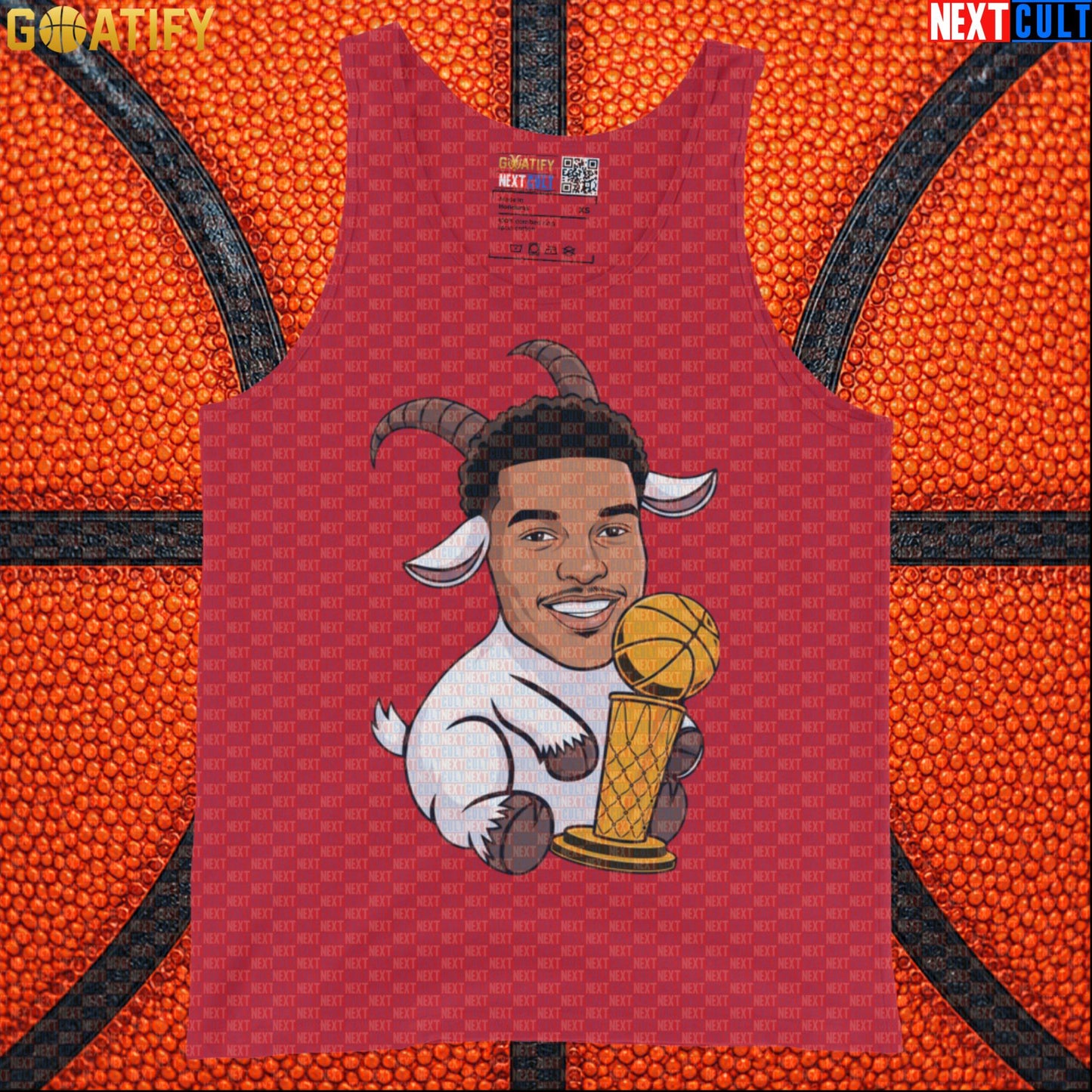 Basketball Tank Top Victor Wembanyama GOAT Championship Cartoon for Spurs Fans & Gym Wear |  | ["Basketball", "France", "NBA", "San Antonio Spurs", "Victor Wembanyama", "Wemby"]