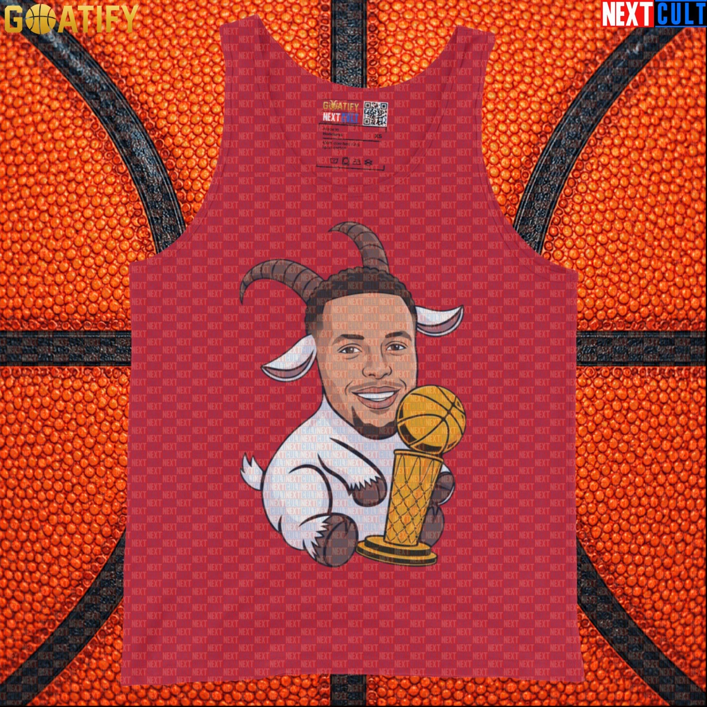 Basketball Tank Top Stephen Curry GOAT Champion Muscle Shirt for Warriors Fans & Gym Wear | Tank Tops | ["Basketball", "Golden State Warriors", "NBA", "NCB", "Stephen Curry"]