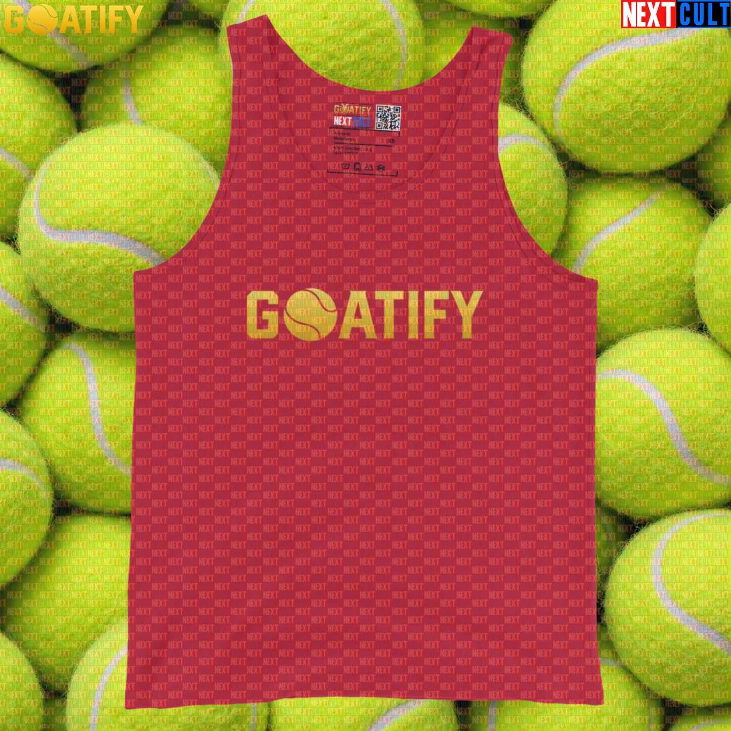 Tennis GOAT Tank Top Golden Ball Athletic Shirt for Tennis & Padel Players | GOATIFY | Tank Tops | ["NCB", "Padel", "Tennis"]