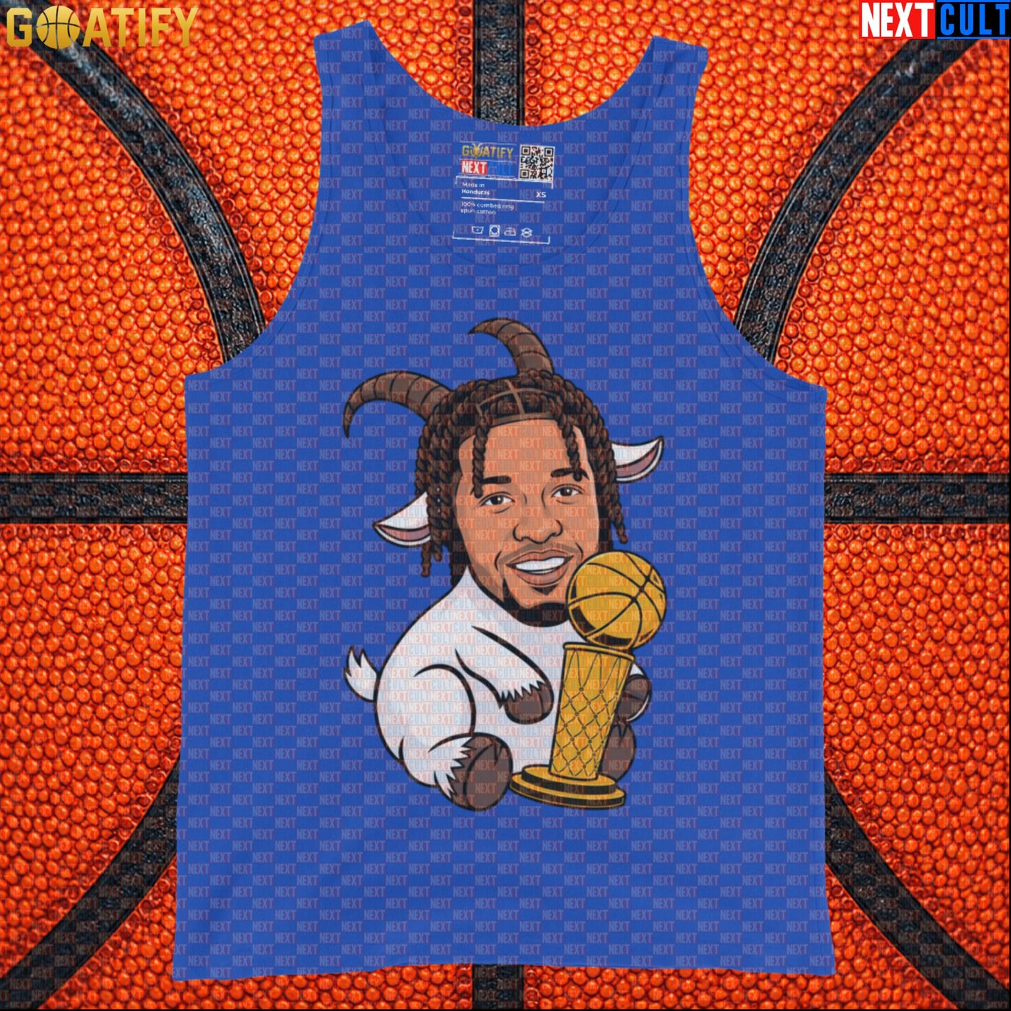 Jalen Brunson Tank Top – Finals MVP GOAT Muscle Shirt for Knicks Basketball Fans True Royal Next Cult Brand
