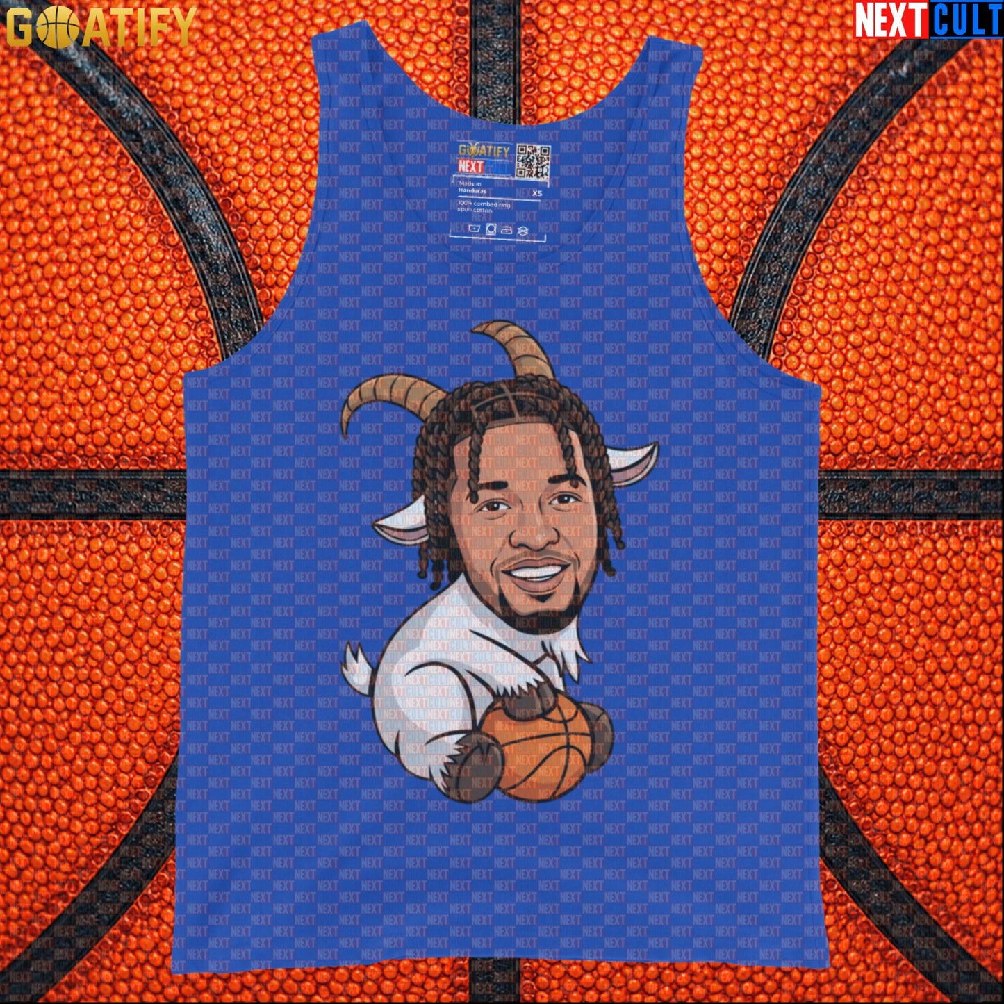 Jalen Brunson Tank Top – GOAT Muscle Shirt for Knicks Fans, Gym and Pickup Basketball True Royal Next Cult Brand