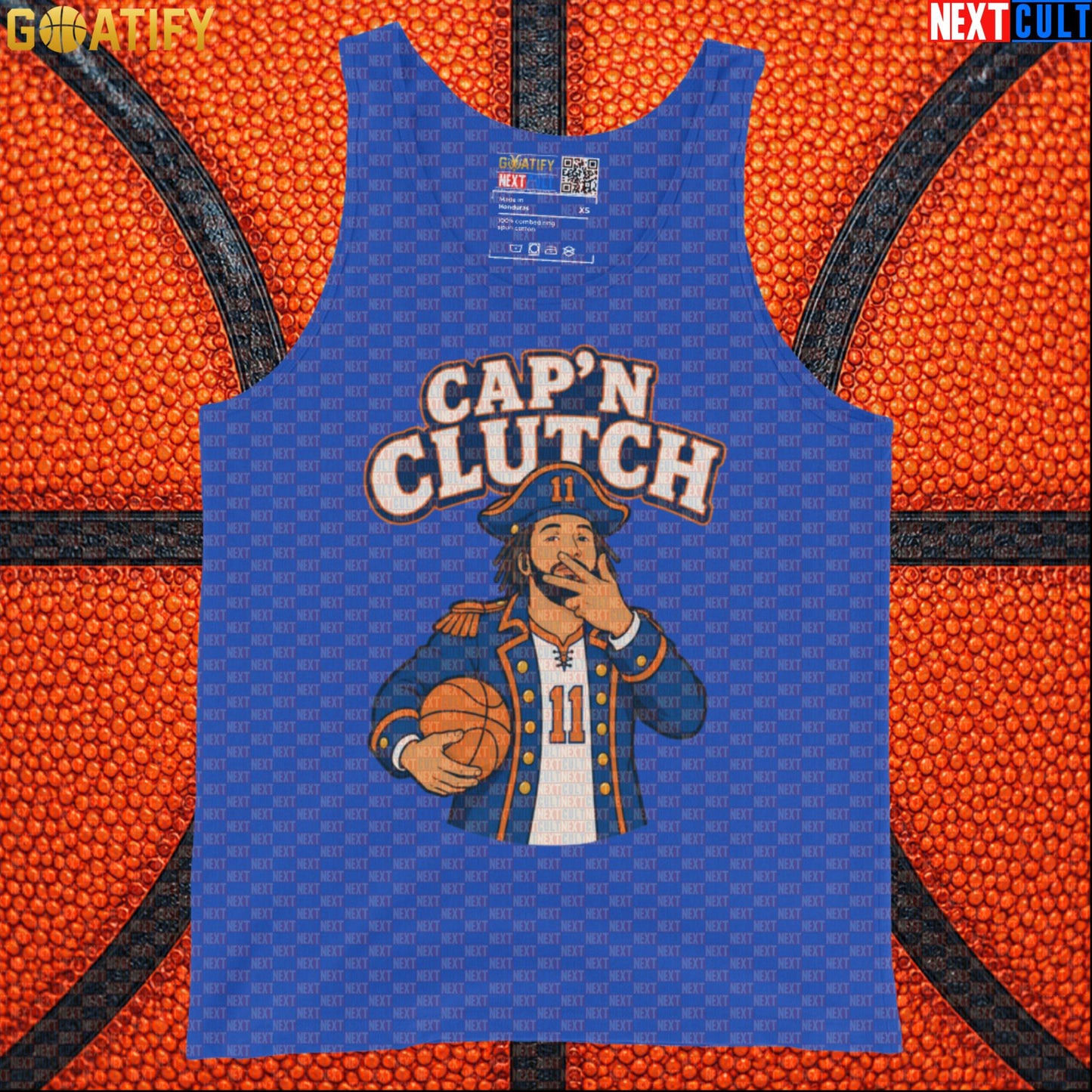 Jalen Brunson Tank Top – Captain Clutch Muscle Shirt for Knicks Fans and Pickup Basketball True Royal Next Cult Brand