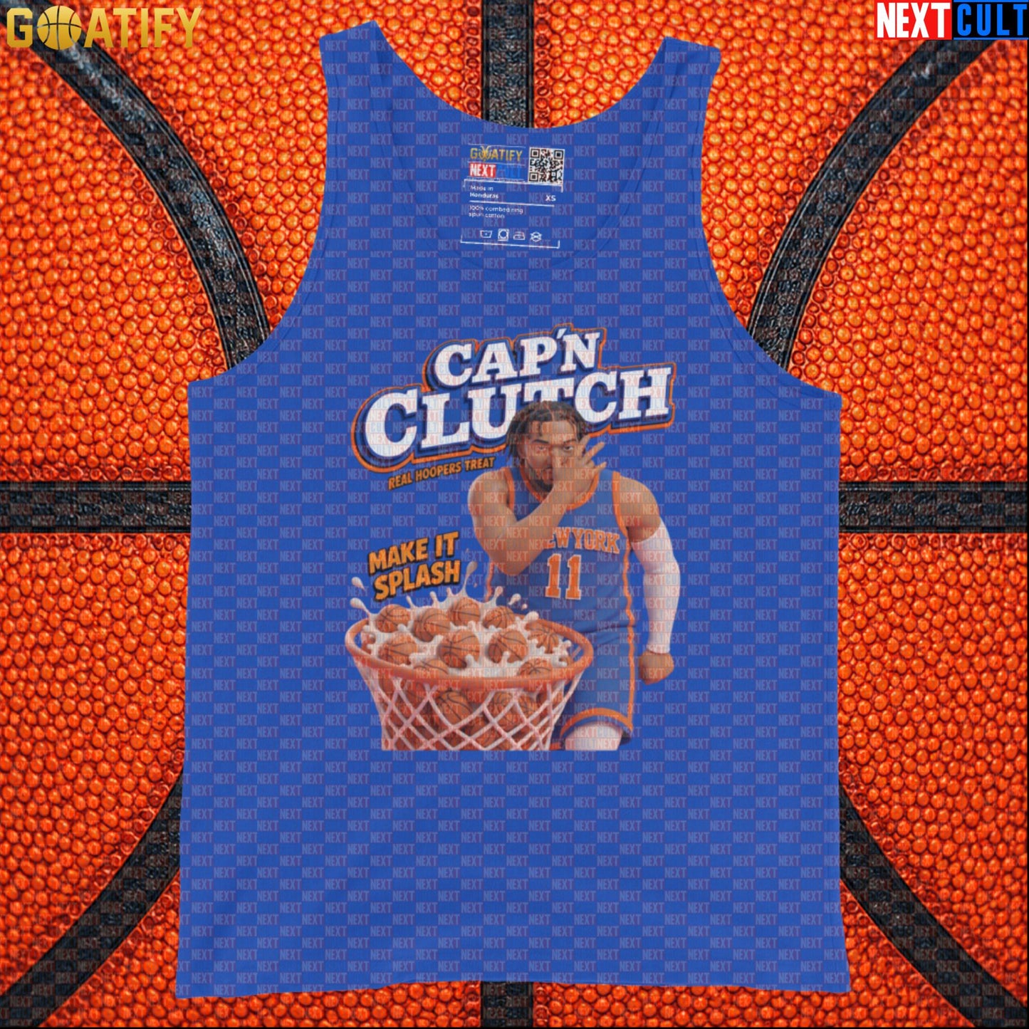 Jalen Brunson Tank Top – Real Hoppers Treat Muscle Shirt for Knicks Fans |  | ["Basketball", "Jalen Brunson", "NBA", "New York Knicks"]