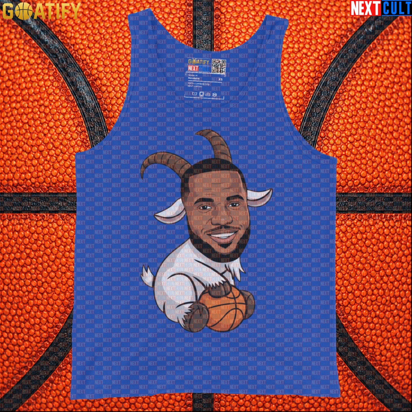 LeBron James Tank Top – LeGOAT Basketball Muscle Shirt for Gym, Court and NBA Fans |  | ["Basketball", "Cleveland Cavaliers", "LeBron James", "Los Angeles Lakers", "Miami Heat", "NBA"]