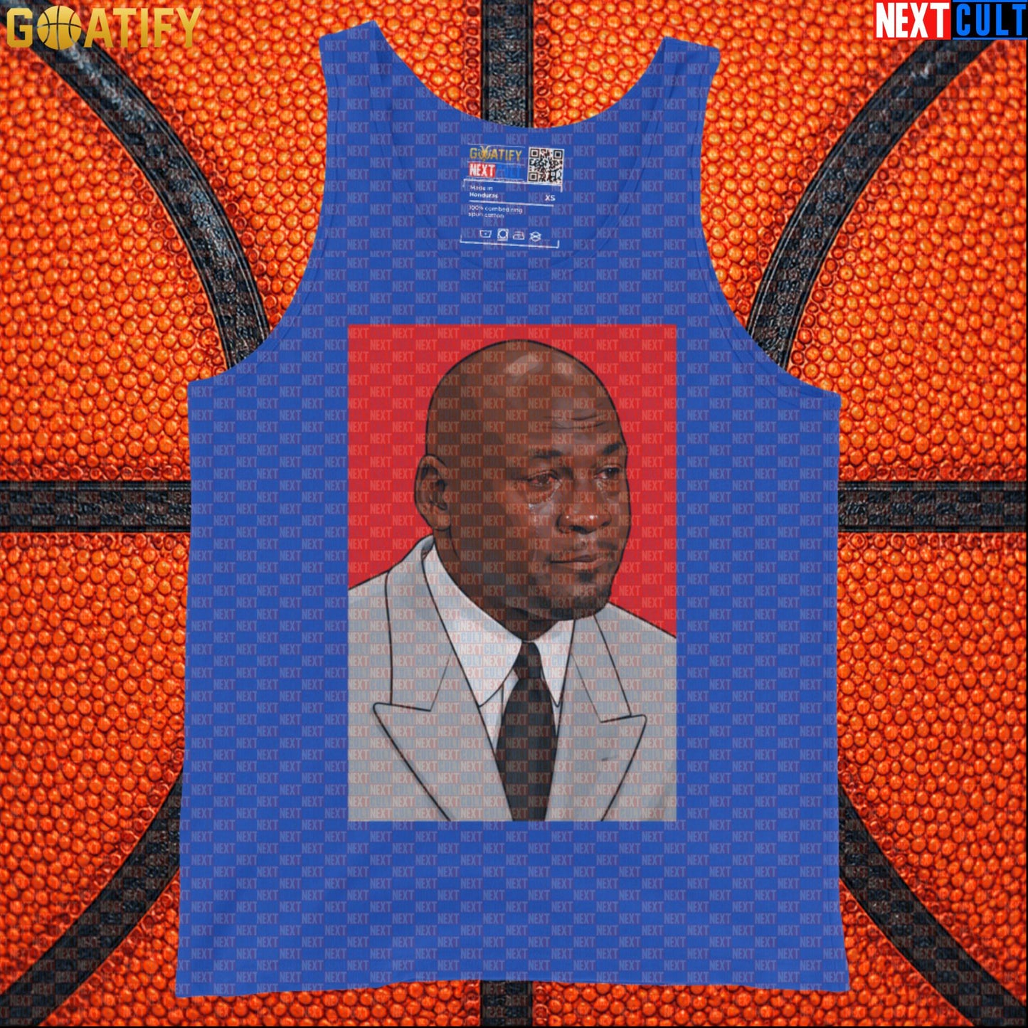 Michael Jordan Tank Top Crying Jordan Meme Muscle Shirt Gift for Chicago Bulls NBA Fans |  | ["Basketball", "Chicago Bulls", "Michael Jordan", "NBA"]