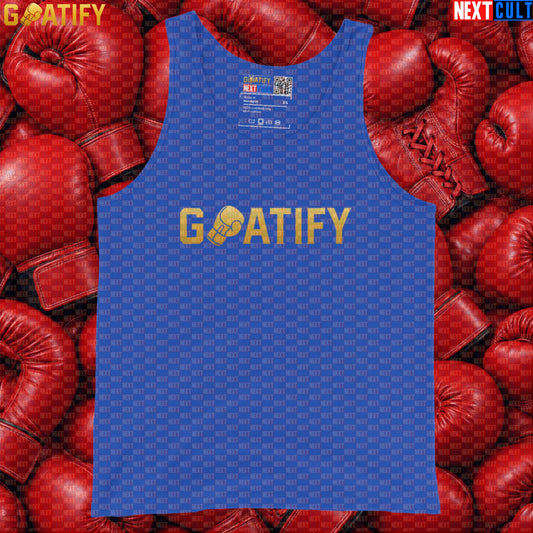 Boxing GOAT Tank Top GOATIFY Gold Fight Muscle Shirt for Boxing Fans & Martial Arts Training | Tank Tops | ["Boxing", "Martial Arts", "NCB"]