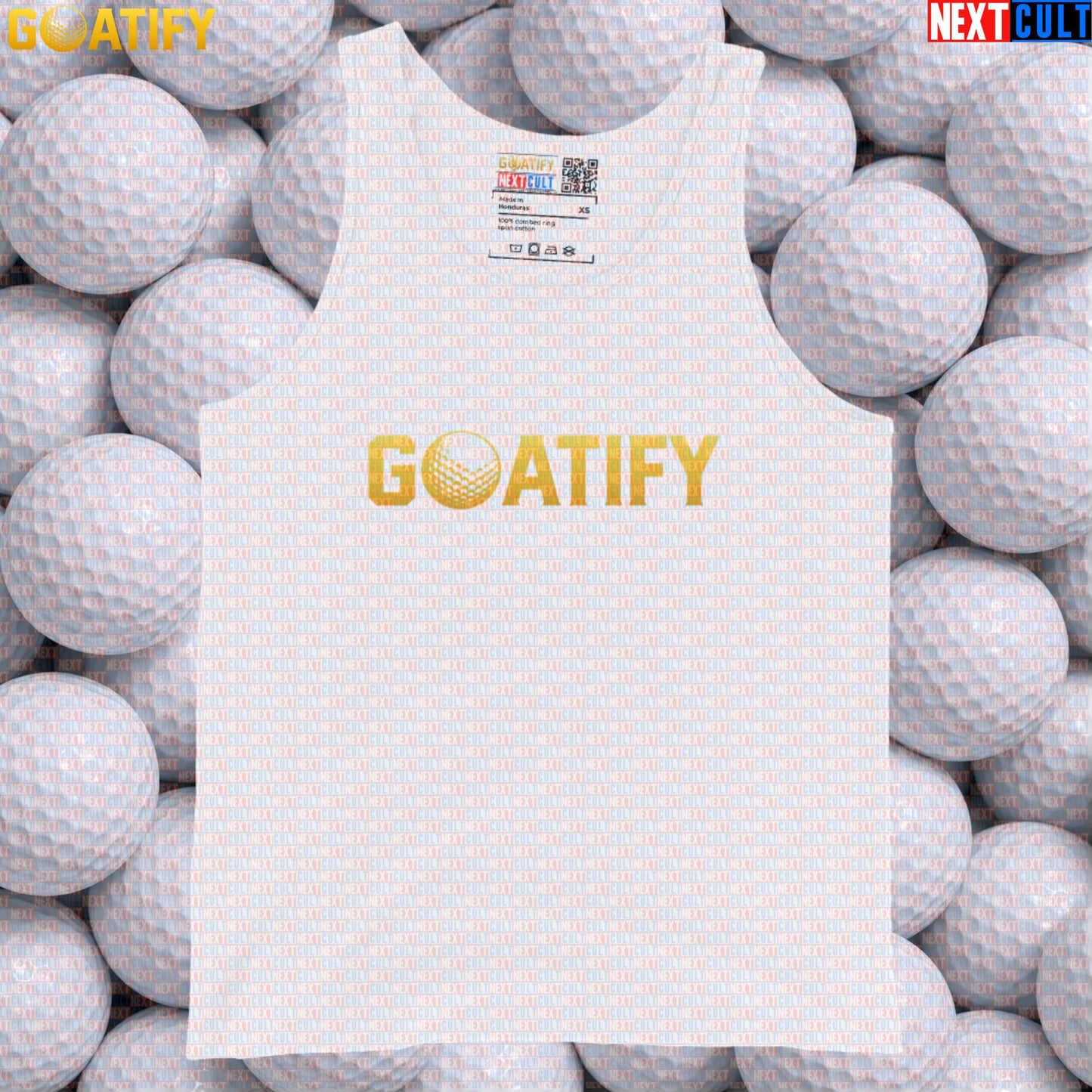 Golf GOAT Tank Top Golden Golf Ball Muscle Shirt for Golfers, Gym & Golf Gifts | GOATIFY | Tank Tops | ["Golf", "NCB", "PGA"]