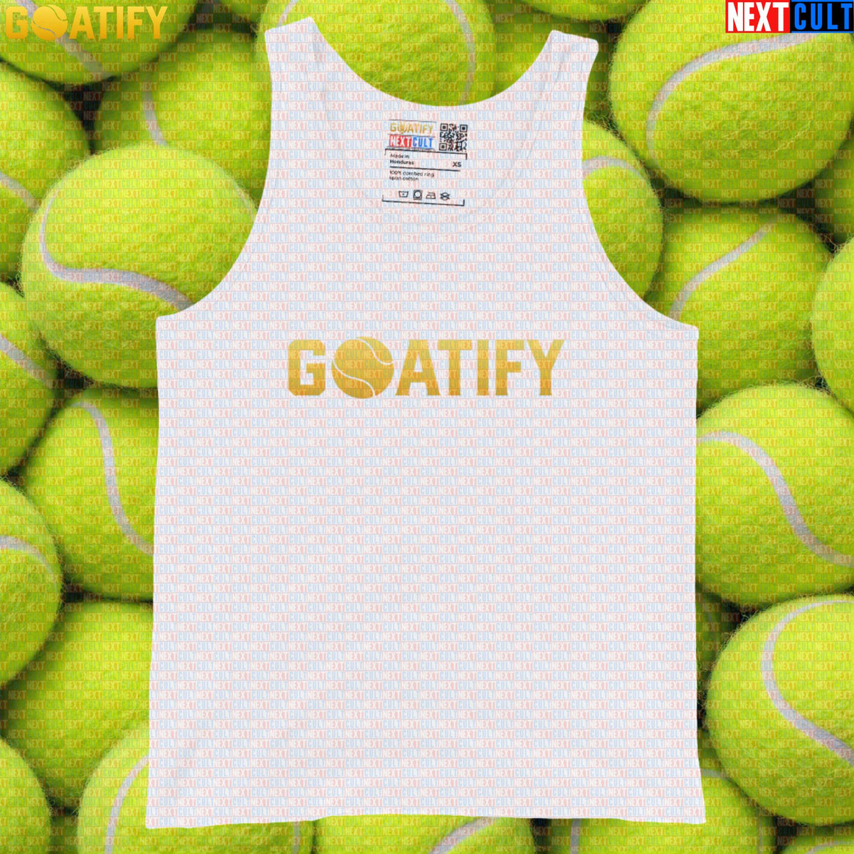Tennis GOAT Tank Top Golden Ball Athletic Shirt for Tennis & Padel Players | GOATIFY | Tank Tops | ["NCB", "Padel", "Tennis"]