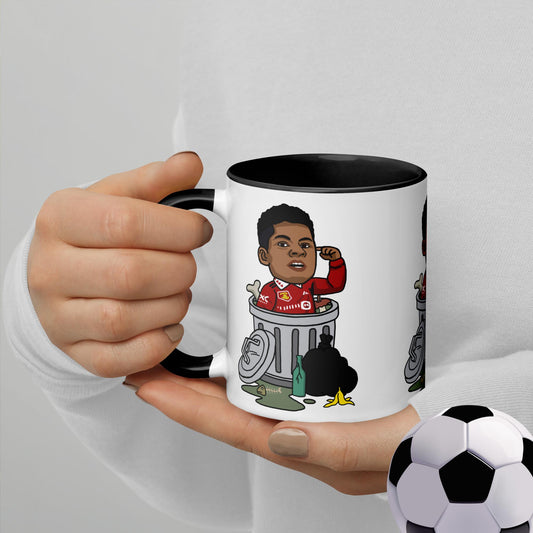 Trashford Marcus Rashford Manchester United Gift Man United Gift Marcus Rashford Mug with Color Inside Next Cult Brand