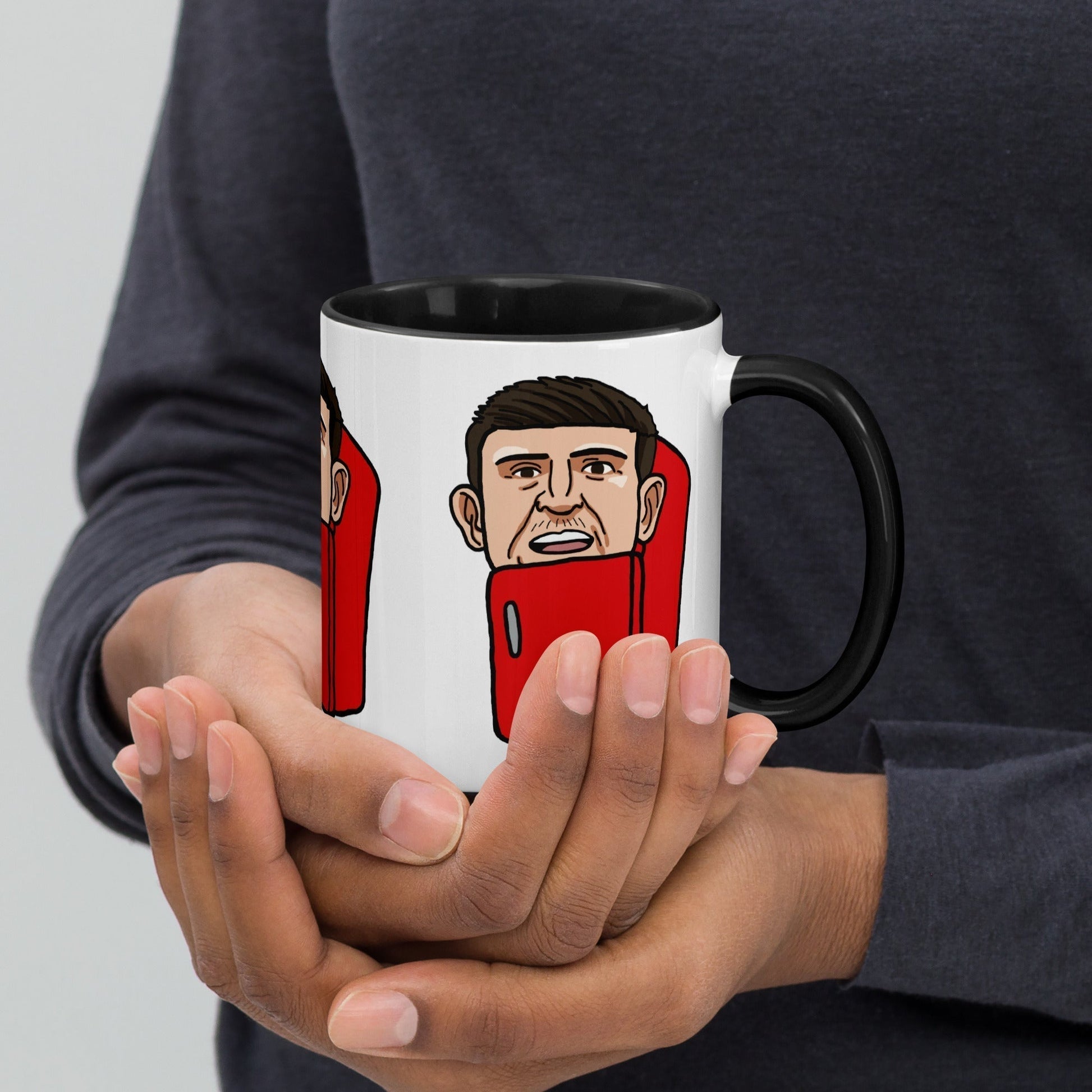 Harry ''The Fridge'' Maguire Mug with Color Inside Mugs Football Harry Maguire Manchester United The Fridge Next Cult Brand