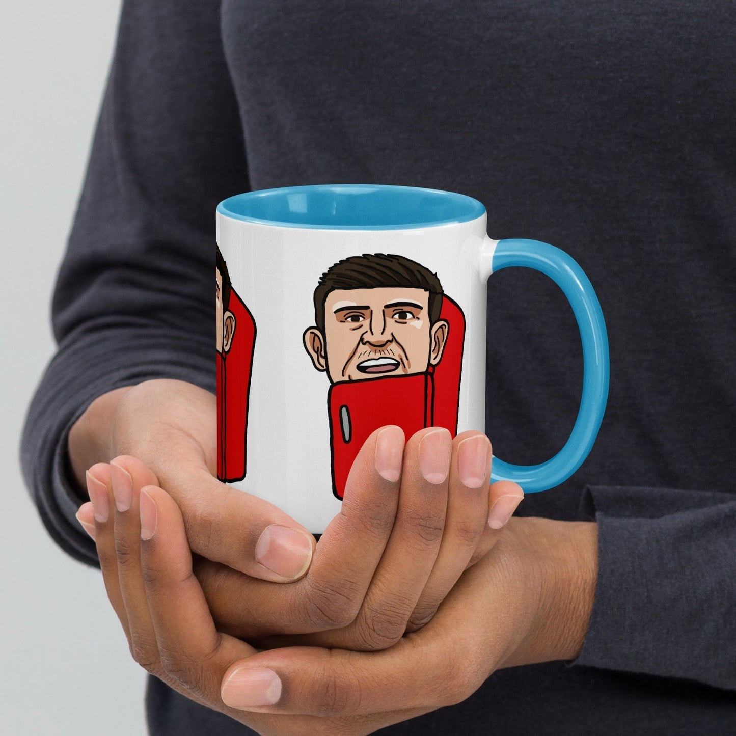 Harry ''The Fridge'' Maguire Mug with Color Inside Next Cult Brand Football, Harry Maguire, Manchester United, The Fridge