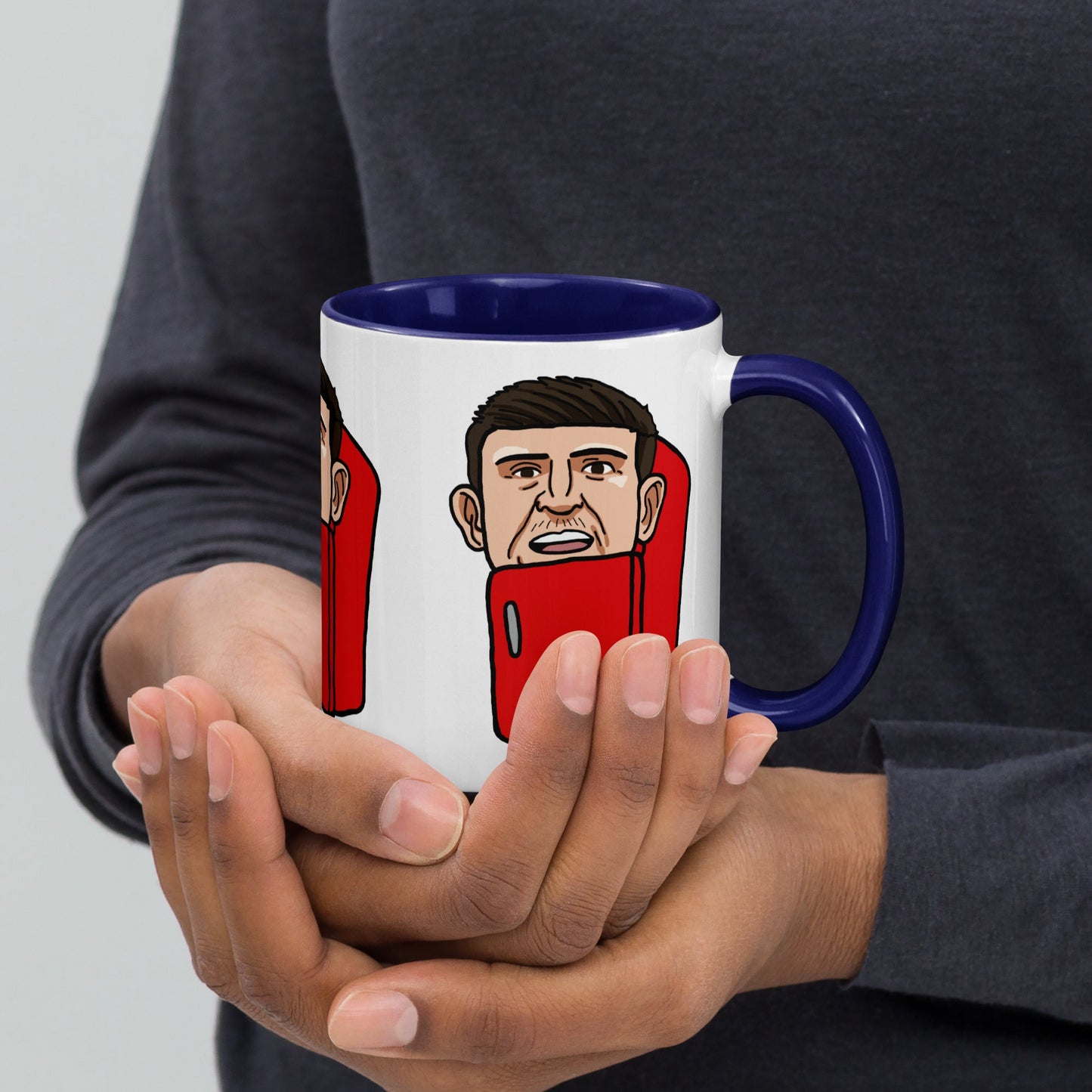 Harry ''The Fridge'' Maguire Mug with Color Inside Next Cult Brand Football, Harry Maguire, Manchester United, The Fridge