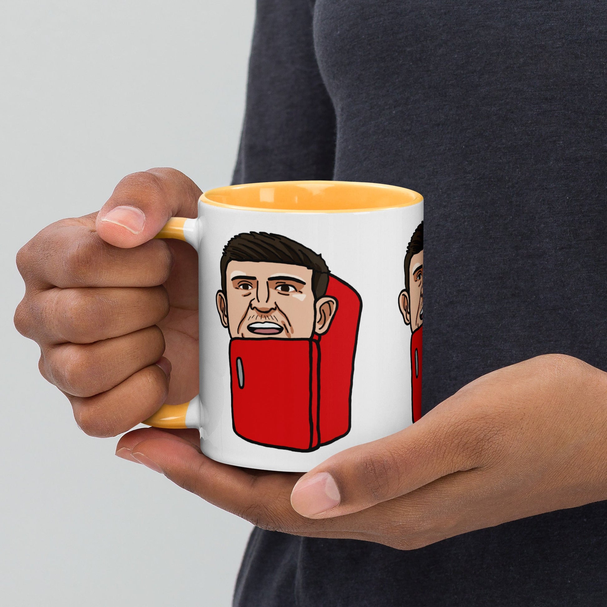 Harry ''The Fridge'' Maguire Mug with Color Inside Next Cult Brand Football, Harry Maguire, Manchester United, The Fridge