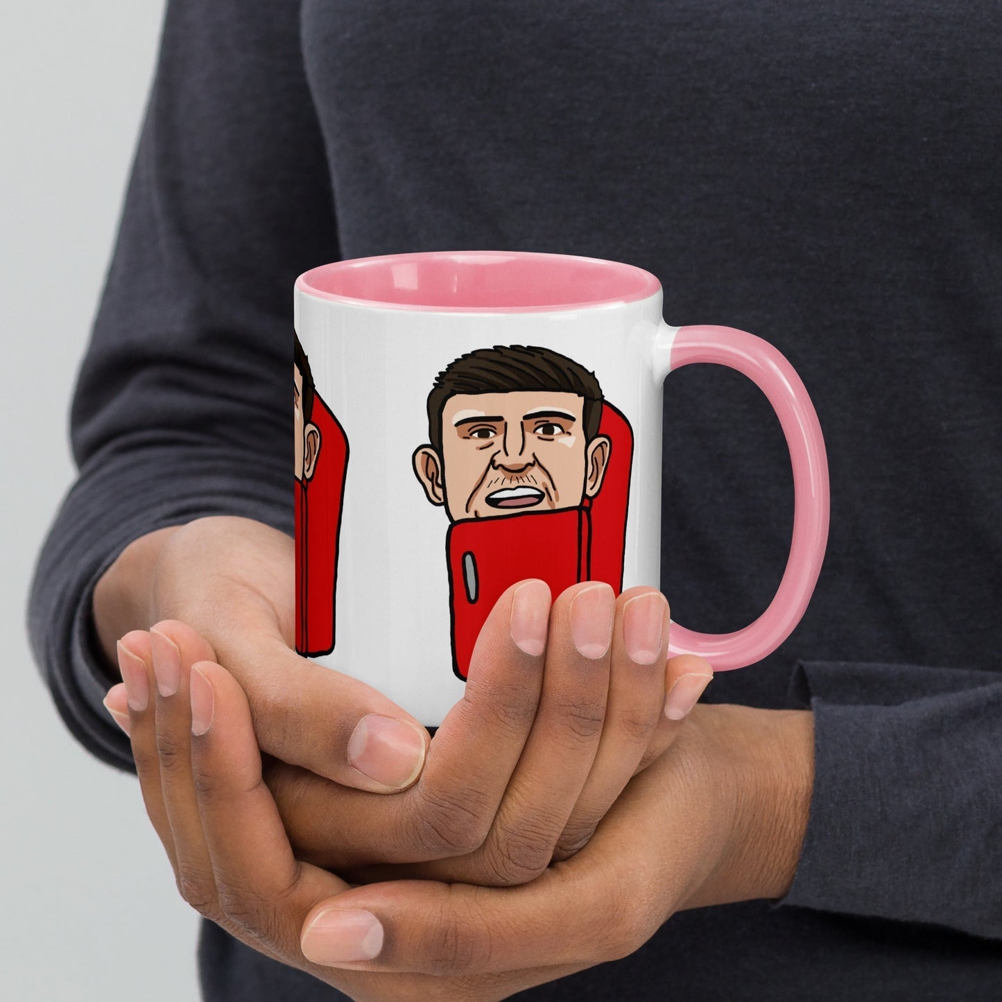 Harry ''The Fridge'' Maguire Mug with Color Inside Mugs Football Harry Maguire Manchester United The Fridge Next Cult Brand