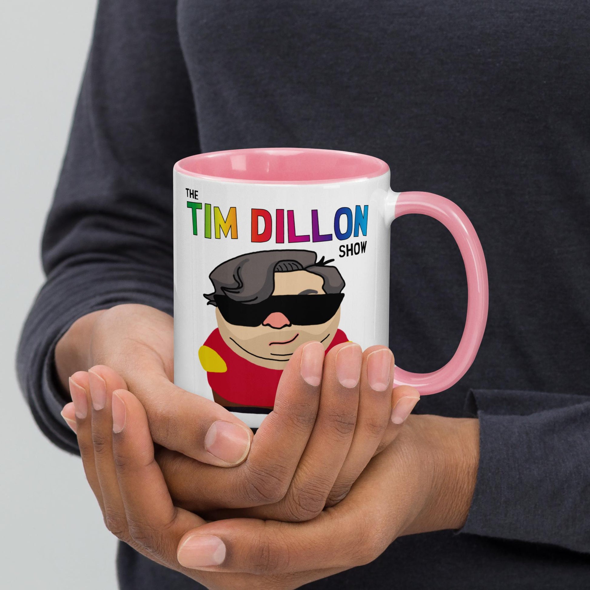 Tim Dillon Cartman, Southpark, The Tim Dillon Show, Tim Dillon Podcast, Tim Dillon Merch, Tim Dillon Mug with Color Inside Next Cult Brand Podcasts, Stand-up Comedy, Tim Dillon