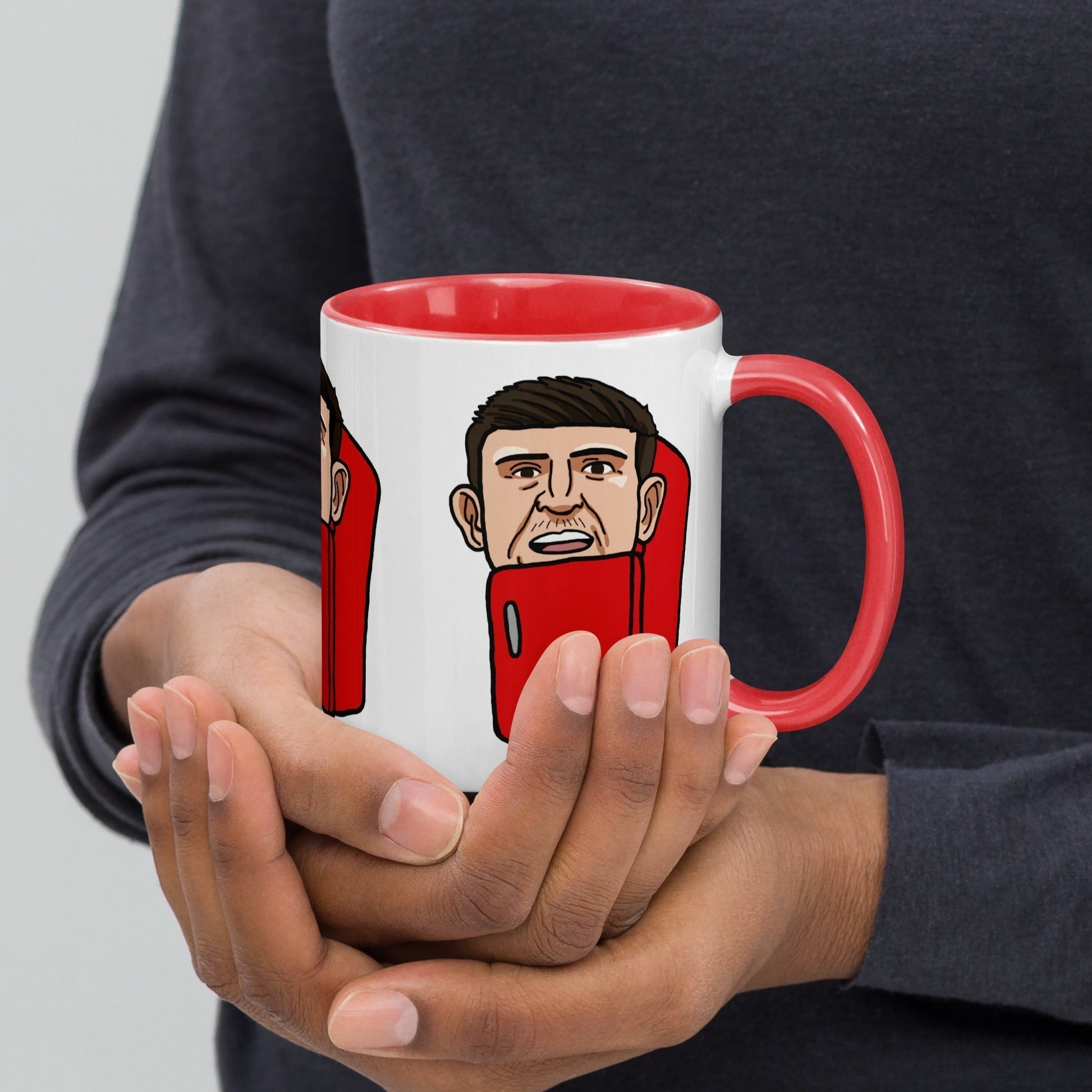 Harry ''The Fridge'' Maguire Mug with Color Inside Mugs Football Harry Maguire Manchester United The Fridge Next Cult Brand