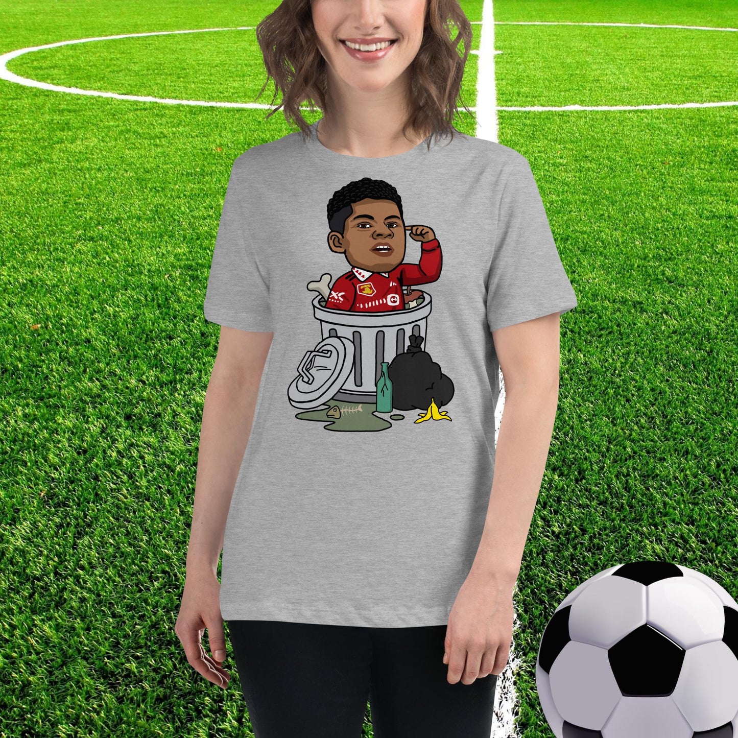 Trashford Marcus Rashford Manchester United Gift Man United Gift Marcus Rashford Women's Relaxed T-Shirt Next Cult Brand