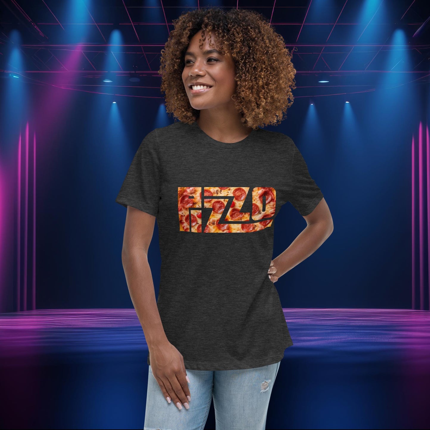 Pizzo Logo Lizzo Pizza Lizzo Merch Lizzo Gift Body Positivity Body empowerment Lizzo Women's Relaxed T-Shirt Next Cult Brand