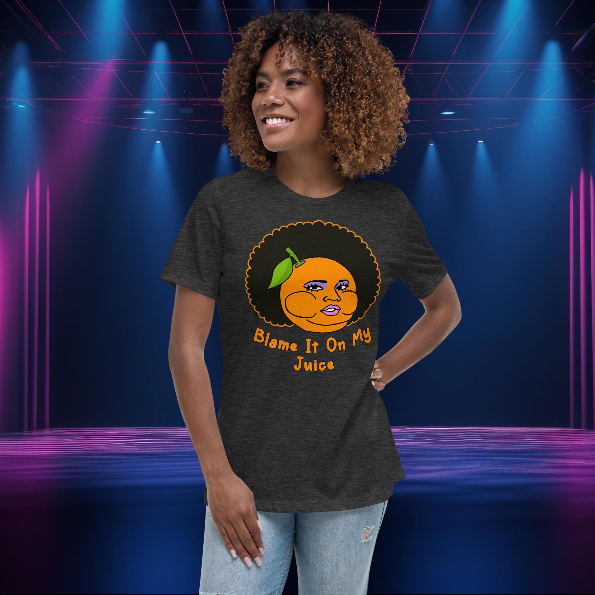 Blame It On My Juice Lizzo Special Tour Lizzo Merch Lizzo Gift Lizzo Song Lyrics Lizzo Women's Relaxed T-Shirt Next Cult Brand