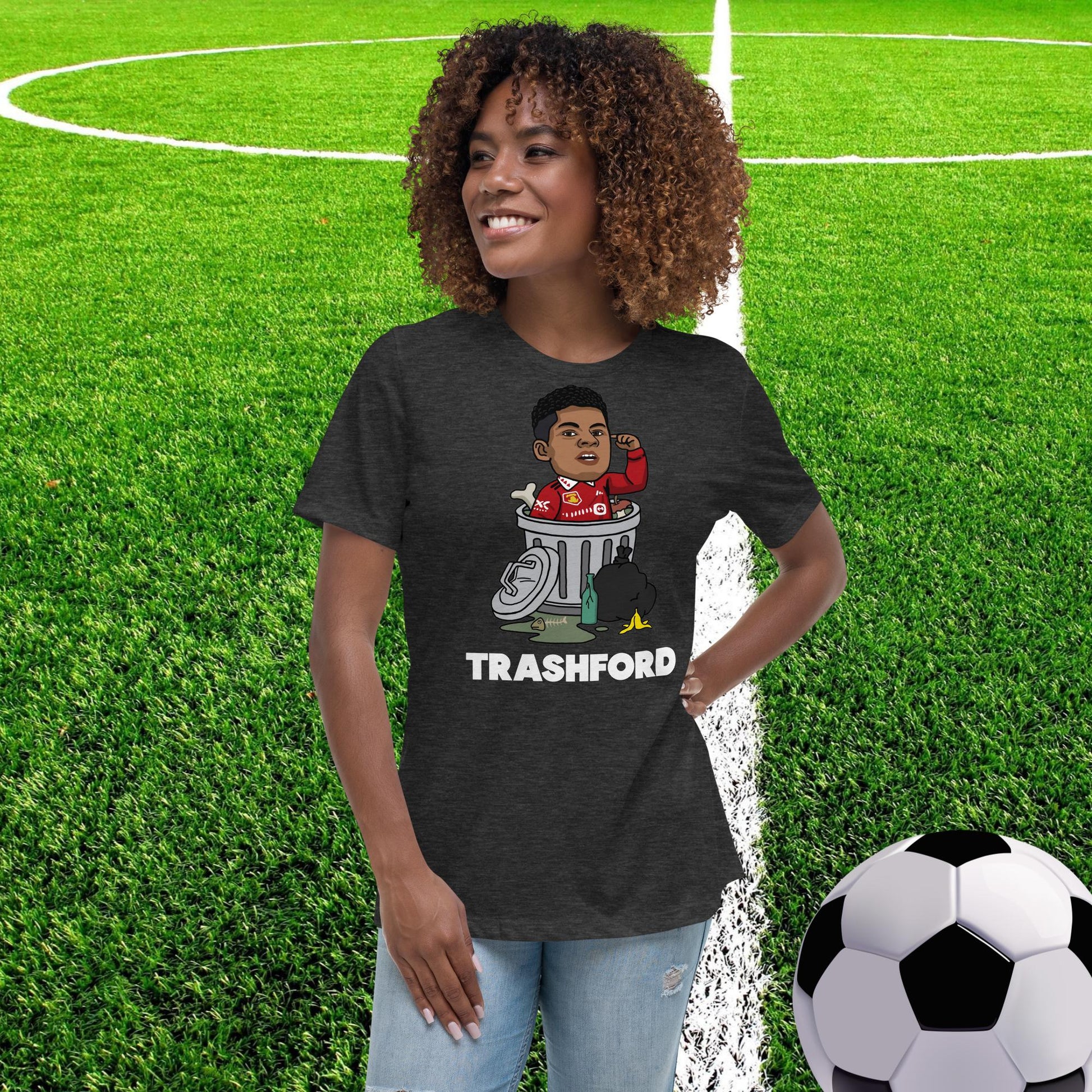 Trashford Marcus Rashford Manchester United Gift Man United Gift Marcus Rashford Women's Relaxed T-Shirt Next Cult Brand