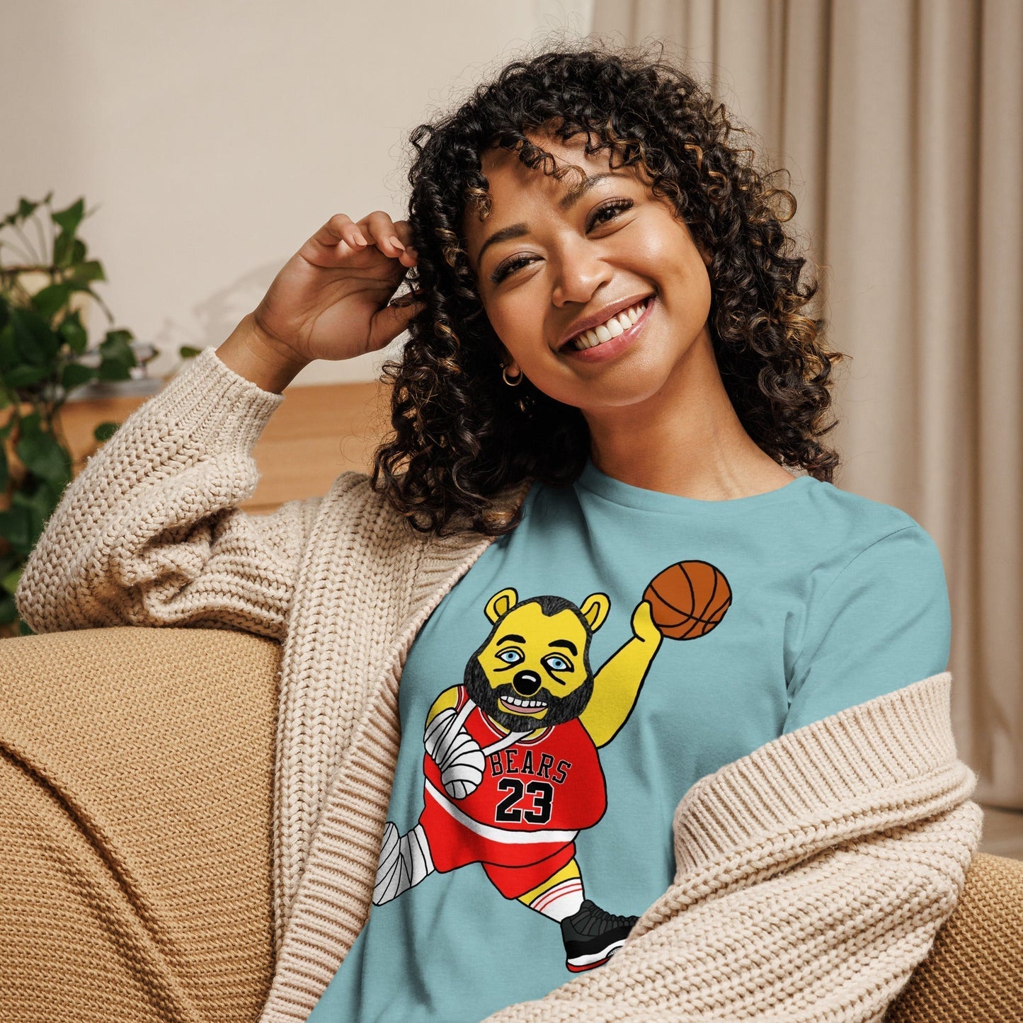 Air Segura, Tom Segura Basketball, Your Mom's House (YMH), 2 Bears 1 Cave, Funny Women's Relaxed T-Shirt Next Cult Brand 2 Bears 1 Cave, Air Segura, Podcasts, Stand-up Comedy, Tom Segura, YMH