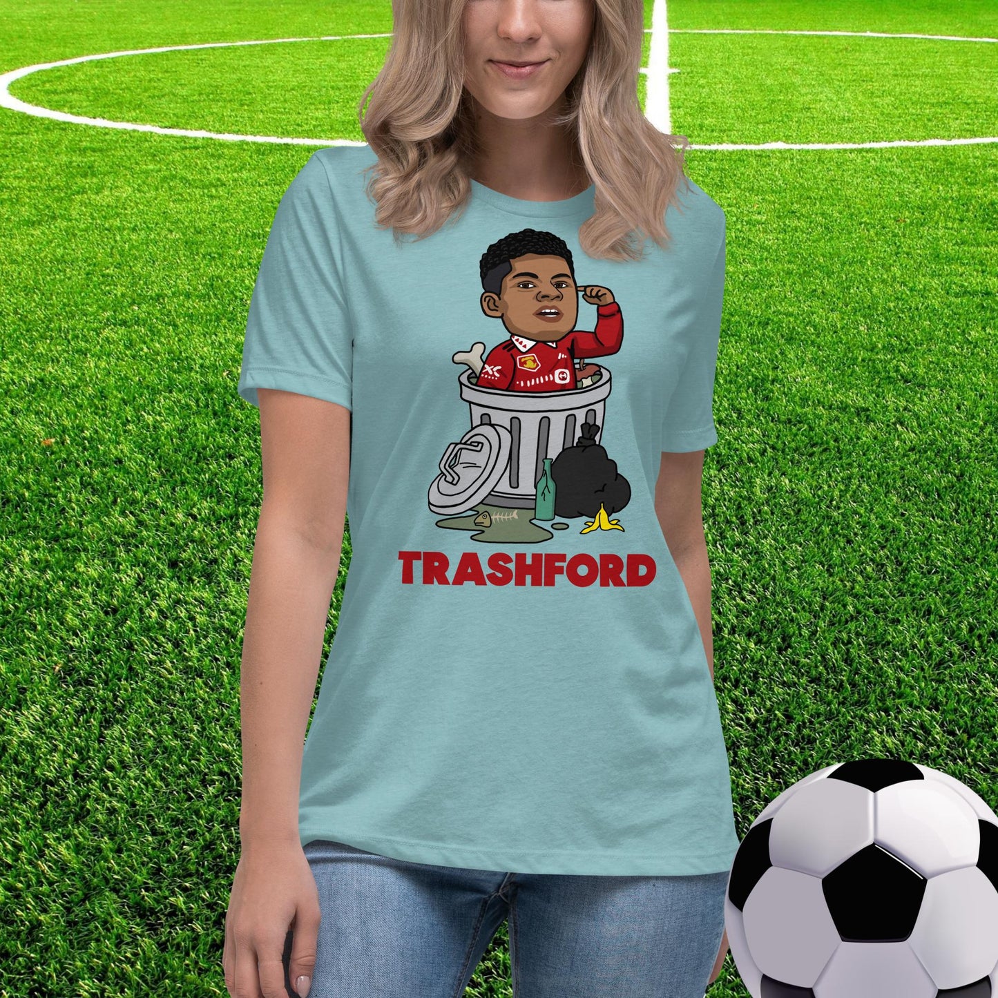 Trashford Marcus Rashford Manchester United Gift Man United Gift Marcus Rashford Women's Relaxed T-Shirt Next Cult Brand