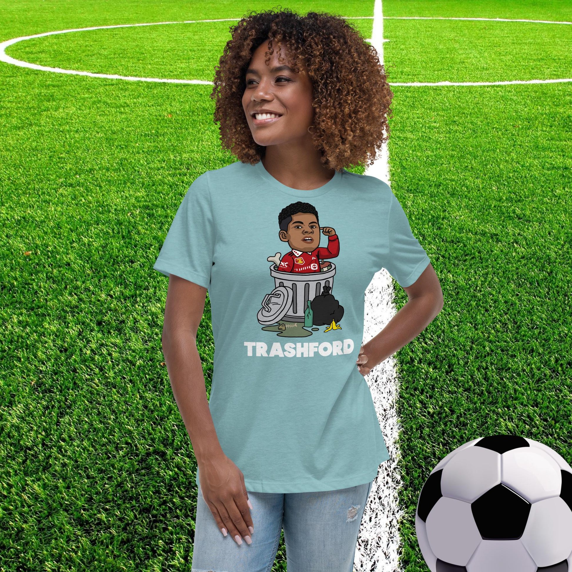 Trashford Marcus Rashford Manchester United Gift Man United Gift Marcus Rashford Women's Relaxed T-Shirt Next Cult Brand